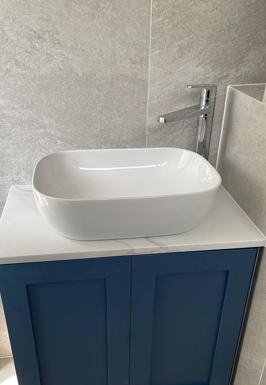 Commercial washroom and industrial interior reinstatement works compliant with building management